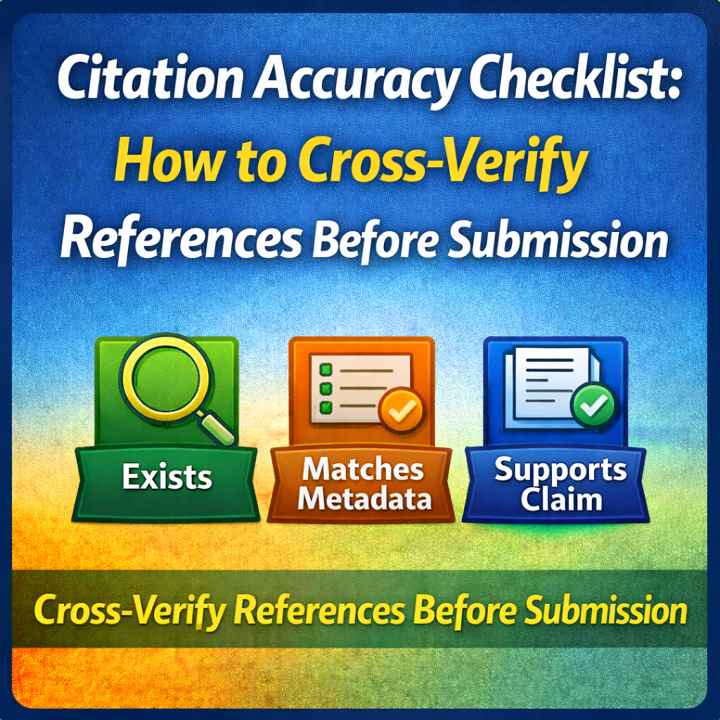 Citation Accuracy Checklist: How to Cross-Verify References Before ...