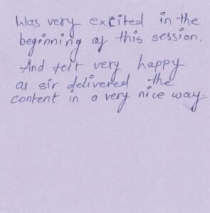 Corporate Mindset - Persistant Systems - kiran scholar 27 feb 2026 Smile sheet