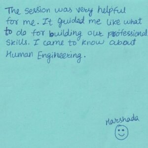 Corporate Mindset - Persistant Systems - kiran scholar 27 feb 2026 Smile sheet