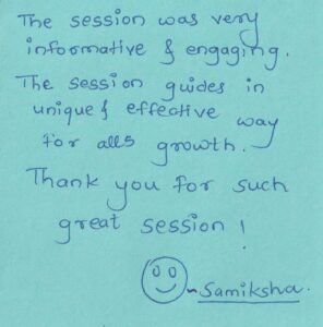 Corporate Mindset - Persistant Systems - kiran scholar 27 feb 2026 Smile sheet