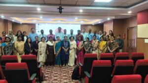 Group photo at University Grand Commission, New Delhi of all MOOC proposers on 29 June 2026