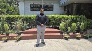 Special Photo in front of main Office of UGC on Dr. Vishwajeet Gaike First visit to UGC, New Delhi on 20260629